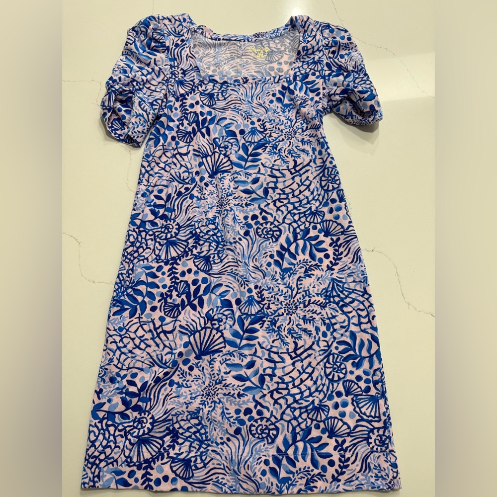 Lilly Pulitzer pink and blue dress